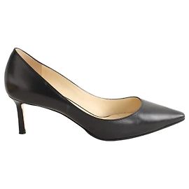 Jimmy Choo Tacchi Romy in pelle nera Nero