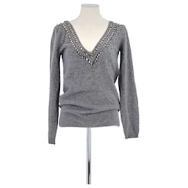 Valentino Pull en cachemire gris Gris