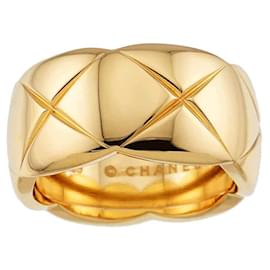 Chanel-CHANEL Coco Crush #59 Ring in 18K Yellow Gold-Yellow