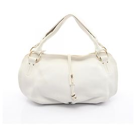 Céline Celine Bittersweet Handbag in White Leather White