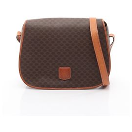 Céline Bolsa de Ombro Celine Macadam Marrom