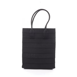 Salvatore Ferragamo Black Fabric Tote Bag Black