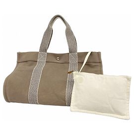 Borsa tote Hermès Cannes MM Marrone