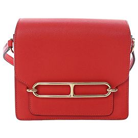 Sac Roulis 18 Mini Evercolor Rouge Hermès Rouge