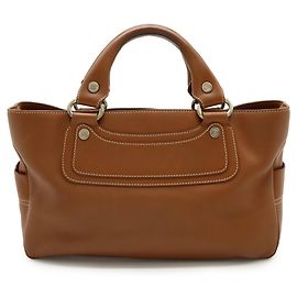 Céline Celine Boogie Bag - Brown Leather Tote Handbag Brown