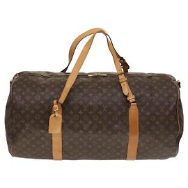 Sac Polochon Louis Vuitton en toile Monogram 70 Marron