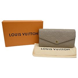 Louis Vuitton Portefeuille Sarah Wallet Monogram Empreinte Beige