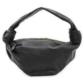 Borsa a Mano Double Knot di Bottega Veneta Nero