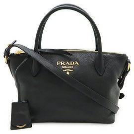 Sac à main Prada Vita Daino Noir