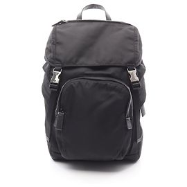 Prada TESSUTO MONTAGN Backpack Black