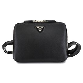 Prada Saffiano Leder Rucksack Schwarz