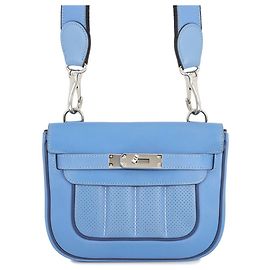 Borsa a Spalla Mini Berline di Hermès Blu