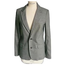 Zadig & Voltaire ZADIG ET VOLTAIRE DE LUXE Veste Virginie bis de luxe grise TM TBE Gris