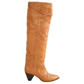 Isabel Marant Botas de couro camelo Camelo