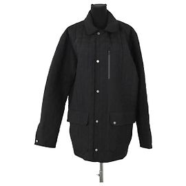 Alfred Dunhill Abrigo de algodón negro Negro
