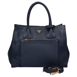 Borsa Prada Vit Daino Bluette Blu