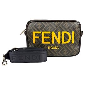 Fendi Medium Zucca Camera Case Shoulder Bag Brown