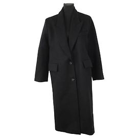 Margaux Lonnberg Black wool coat Black