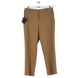 Prada Brown wool straight pants Brown