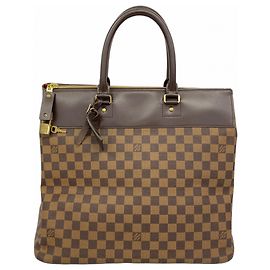 Bolso Boston Damier Greenwich PM Louis Vuitton Damier ebene