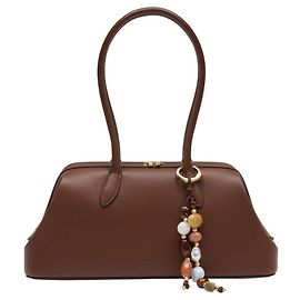 Bolsa de Ombro Raia - Cult Gaia - Couro - Marrom Marrom