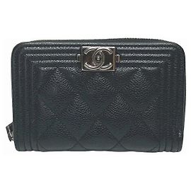 Monedero Caviar Boy CHANEL Negro