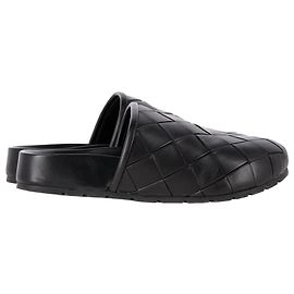 Mules Reggie Bottega Veneta in pelle di vitello nera Nero