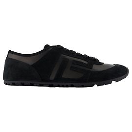 Baskets Racer 45 - Balmain - Cuir - Noir Noir