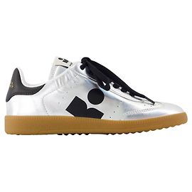 Baskets Kaycee Ga - Isabel Marant - Cuir - Argent Argenté Métallisé