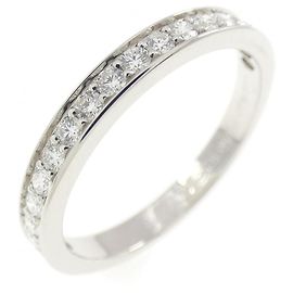 Cartier Wedding Platinum950 Diamond Ring Size 12 Silvery Metallic
