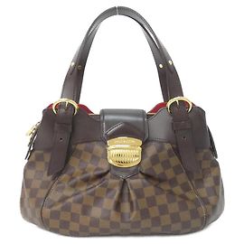 Bolsa Damier Sistina da Louis Vuitton Marrom