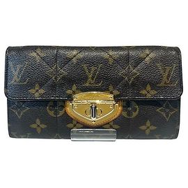 Cartera Larga Sarah Etoile Monogram de Louis Vuitton Castaño