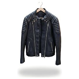 Lederjacke 'Balmain' Schwarz