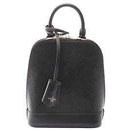 Louis Vuitton Epi Leather Alma Backpack Black
