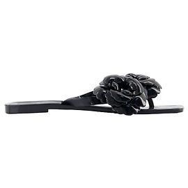 Silikonblumen-Sandalen - Coperni - Synthetisch - Schwarz Schwarz