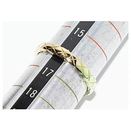 Chanel-Chanel Coco Crush Ring Mini Model-Golden,Metallic