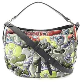 Dior-Dior Canvas Leather Saddle Shoulder Bag-Multiple colors