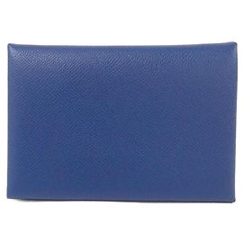Monedero Calvi Duo Madame de Hermès Azul