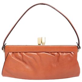 Chloé Mini bolsa de couro marrom Marrom