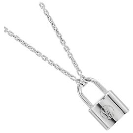 Collana Louis Vuitton Lockit in argento 925 Argento Metallico