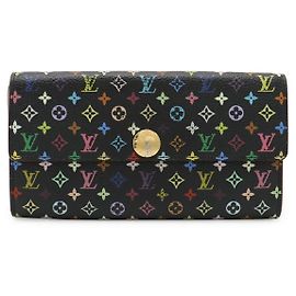 Cartera Larga Monograma Sarah de Louis Vuitton Negro