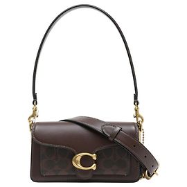 Bolsa de Ombro Signature Tabby 20 Refresh - Coach - Lona - Marrom Marrom