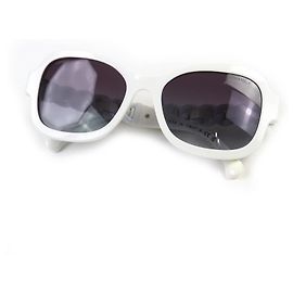 Chanel COCO Mark Sunglasses White
