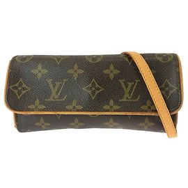 Borsa Pochette Twin PM Monogramma Louis Vuitton Marrone