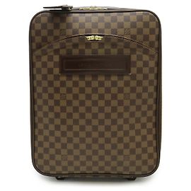 Mala de rodinhas Louis Vuitton Damier Pegase 45 Marrom