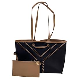 Yves Saint Laurent Sac à main réversible beige Neo Double Beige