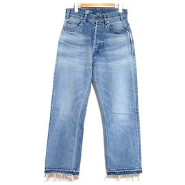 Céline Celine Wesley Niedrig geschnittene Jeans Denim-Hose Blau