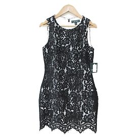Vestido de encaje Ralph Lauren Negro Otro