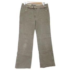 Max Mara Weekend Denim Pants Brown Khaki