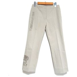 Pantalon Stretch Imprimé BIZARRE CARNATION de Jil Sander Beige